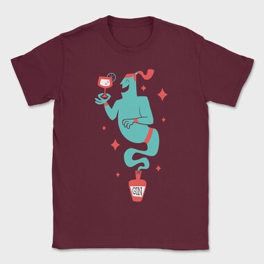 Gin Genie, Tricou Barbati (Unisex)