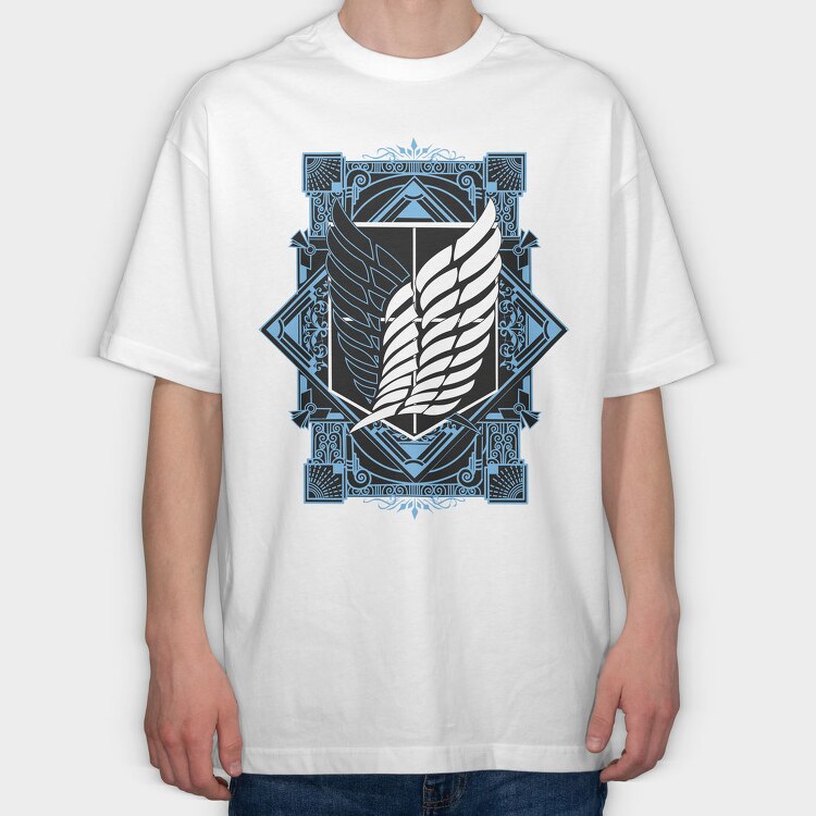 Attack on Titan 40, Tricou Oversize Barbati (Unisex)