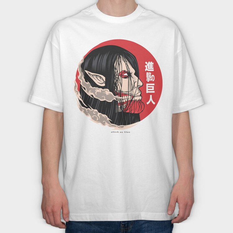Attack on Titan 9, Tricou Oversize Barbati (Unisex)