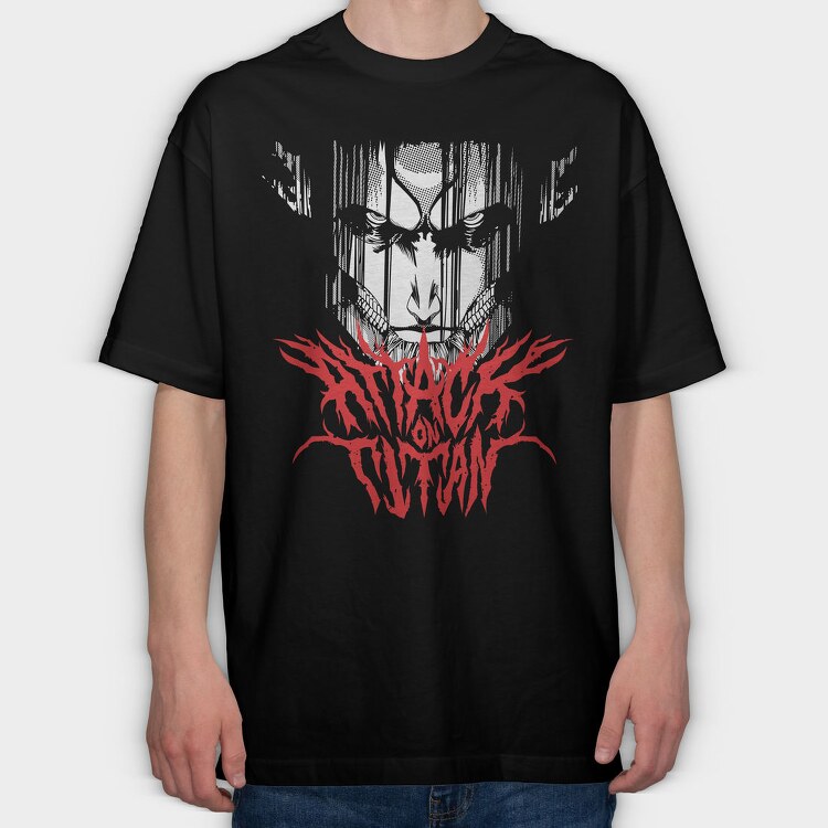 Attack on Titan 50, Tricou Oversize Barbati (Unisex)