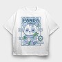 Panda Bear Animal Anatomy, Tricou Oversize Barbati (Unisex)