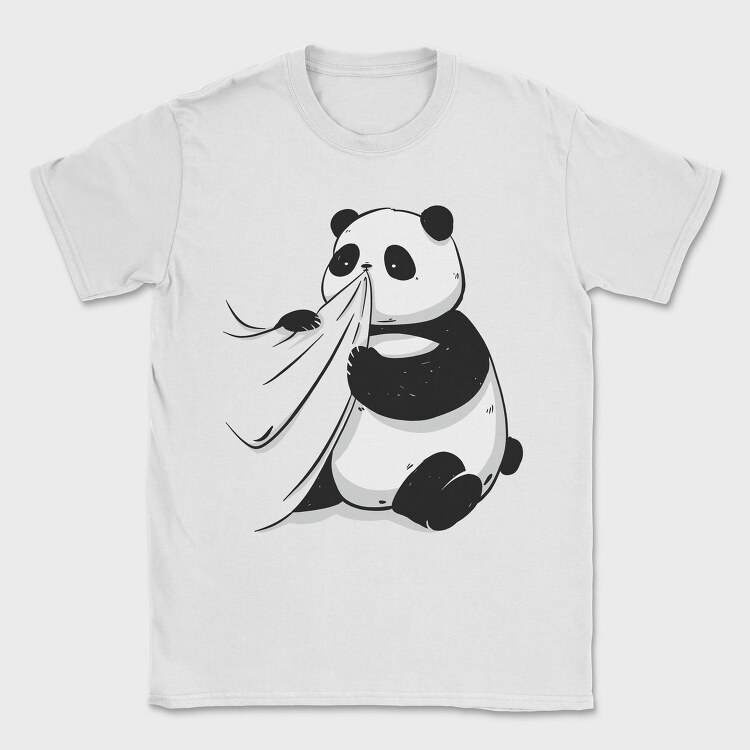 Panda Bear Animal Eating Shirt Cute, Tricou Barbati (Unisex)