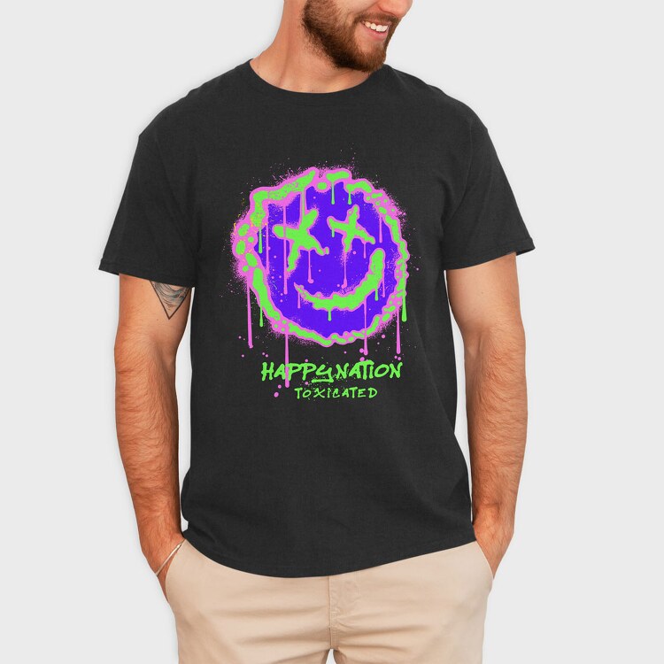 Smile Face, Tricou Barbati (Unisex)