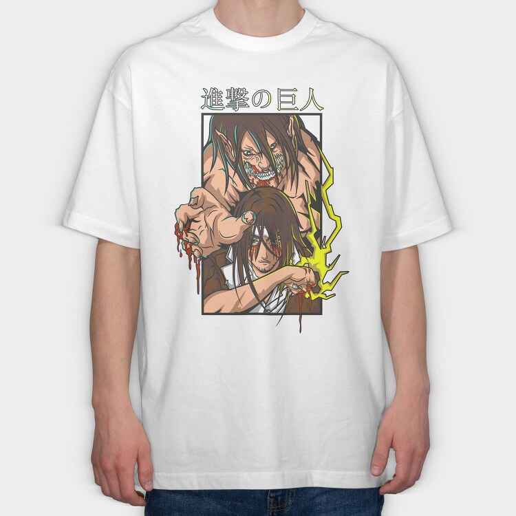 Attack on Titan 8, Tricou Oversize Barbati (Unisex)