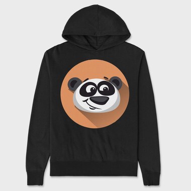Panda Smile Icon, Hanorac Oversize Barbati (Unisex)