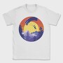 Parachute Retro Sunset Mountain, Tricou Barbati (Unisex)