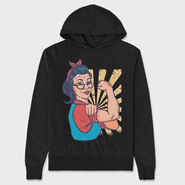 Retiring Woman Success, Hanorac Oversize Barbati (Unisex)
