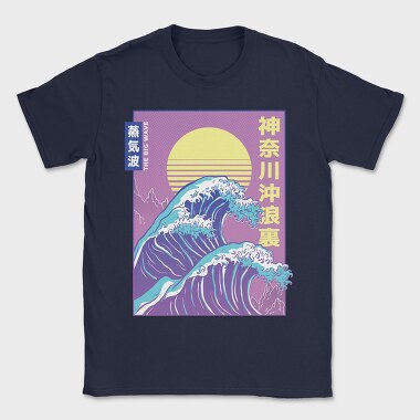 Big Wave Vaporwave, Tricou Barbati (Unisex)