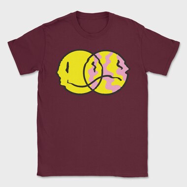 Happy Sad Emoji, Tricou Barbati (Unisex)