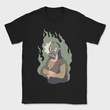 Mona Lisa Mask, Tricou Barbati (Unisex)