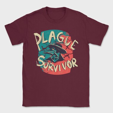 Plague Survivor, Tricou Barbati (Unisex)