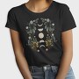 Moon Phases Dark Flowers, Tricou Femei