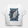 Attack on Titan 40, Tricou Oversize Barbati (Unisex)