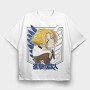 Attack on Titan 4, Tricou Oversize Barbati (Unisex)