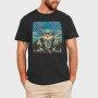 Airplane Cat, Tricou Barbati (Unisex)
