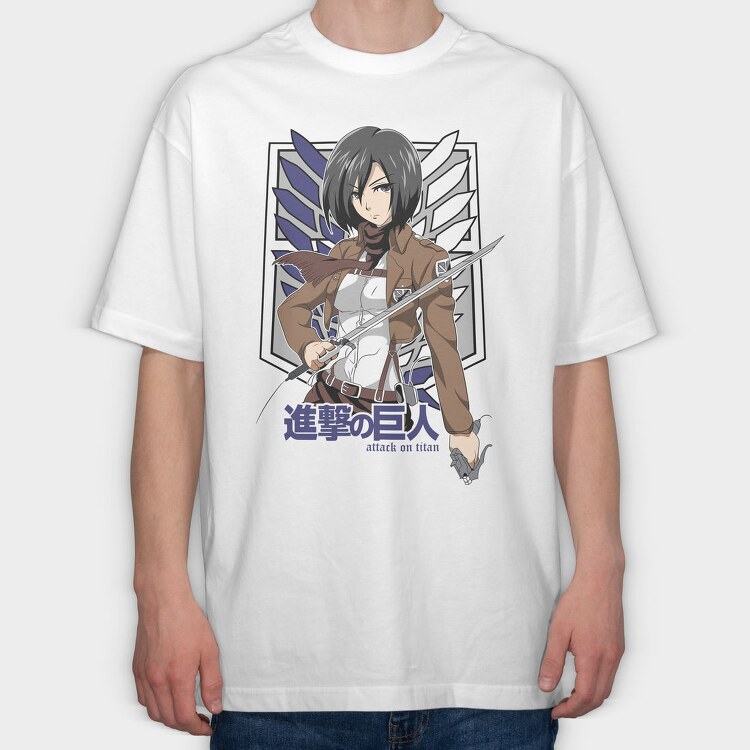 Attack on Titan 2, Tricou Oversize Barbati (Unisex)