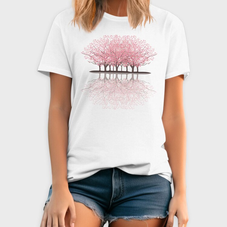 Sakura Forest, Tricou Barbati (Unisex)