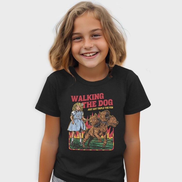 Girl With Three Head Dog, Tricou Copii