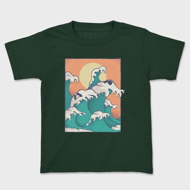 Waves Face, Tricou Copii