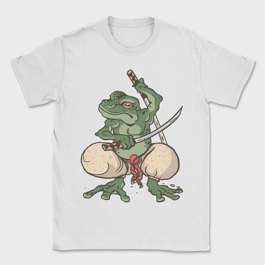 Samurai Frog Katana, Tricou Barbati (Unisex)