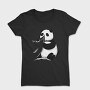 Panda Bear Animal Eating Shirt Cute, Tricou Femei