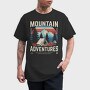 Mountain Adventures Retro Camping, Tricou Barbati (Unisex)