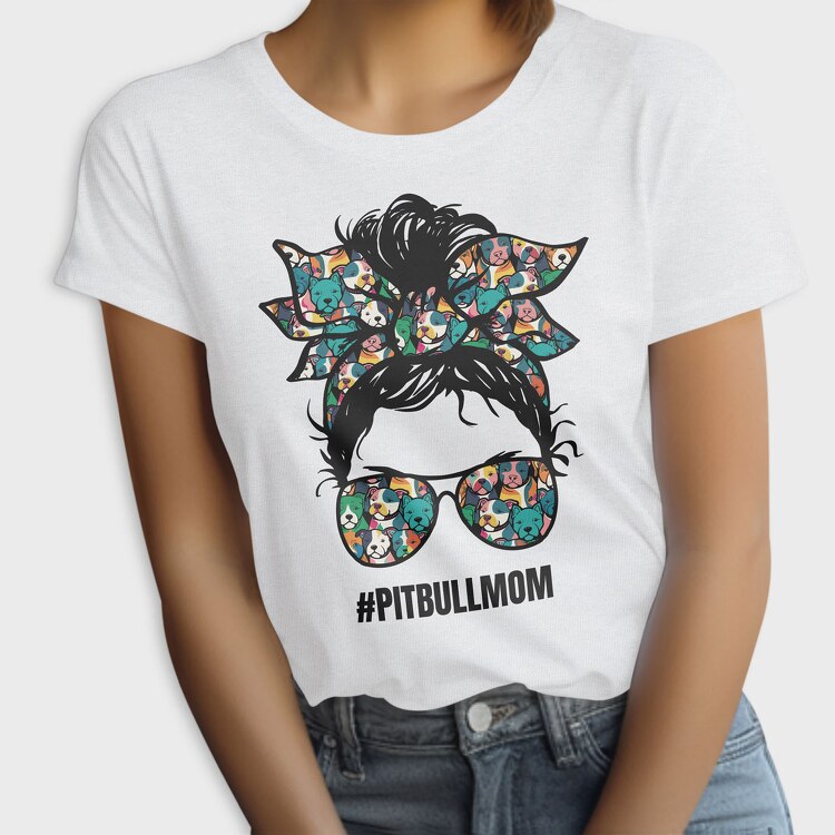 Pitbull Mom, Tricou Femei