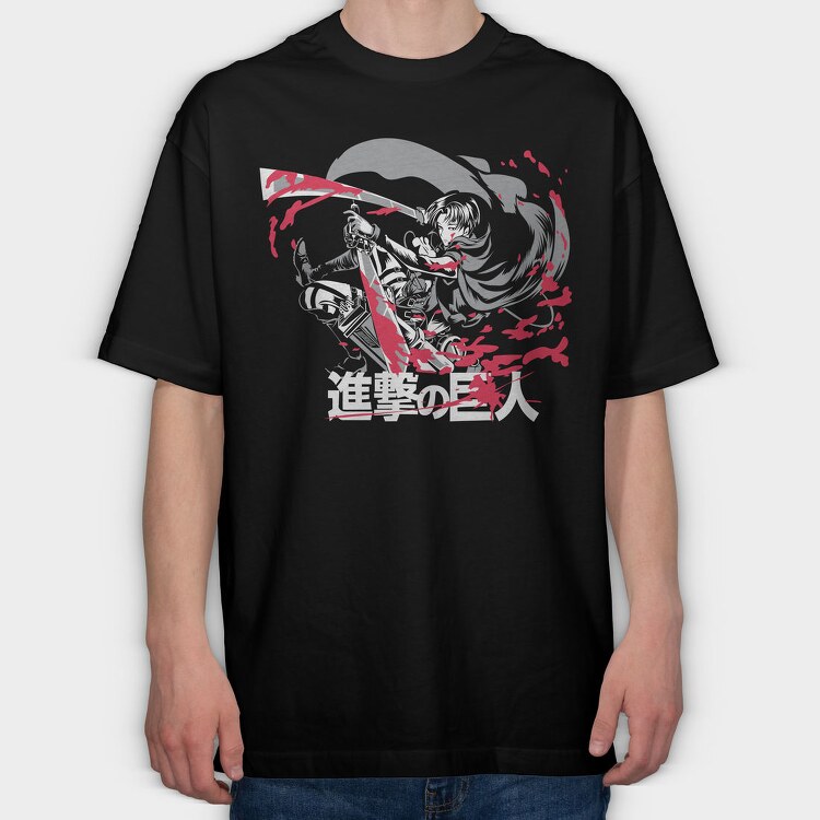 Attack on Titan 16, Tricou Oversize Barbati (Unisex)