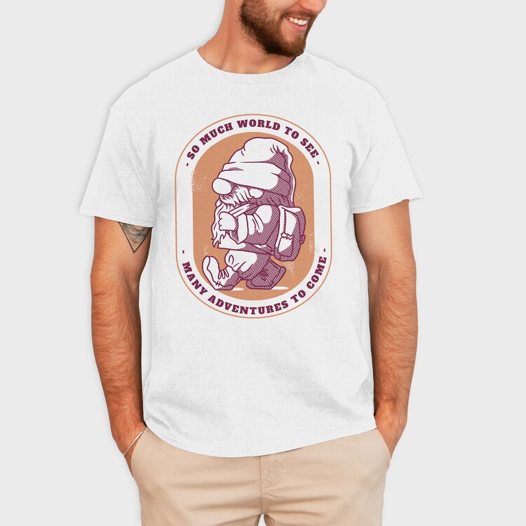 So Much World to See, Tricou Barbati (Unisex)