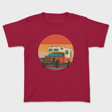 Retrosunset Camper, Tricou Copii