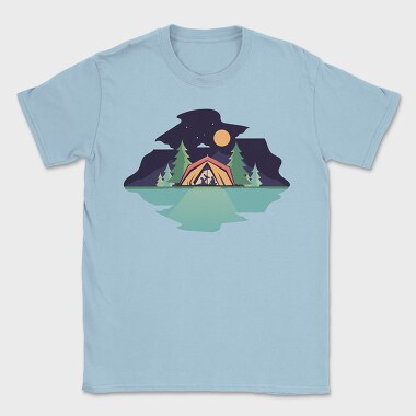 Camping Baby, Tricou Barbati (Unisex)