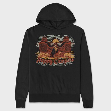 Happy Campers, Hanorac Oversize Barbati (Unisex)