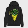 Tornado Monster Eyes, Hanorac Oversize Barbati (Unisex)