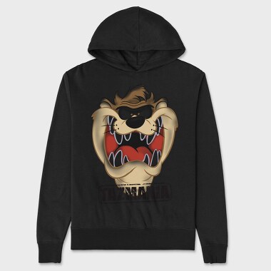 Tazmania Taz Anger Animal Eyes, Hanorac Oversize Barbati (Unisex)