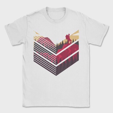 Climing Land Scape, Tricou Barbati (Unisex)