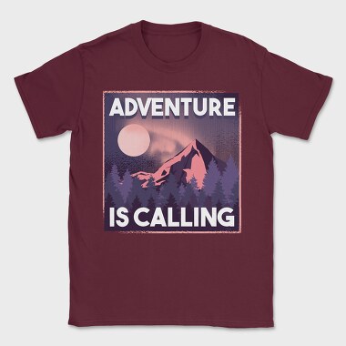 Adventure Is Calling, Tricou Barbati (Unisex)