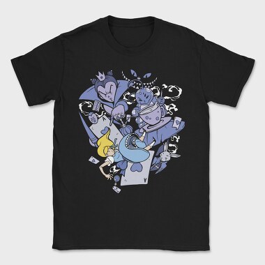 Alice Wonderland, Tricou Barbati (Unisex)