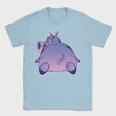 Hippo Cartoon, Tricou Barbati (Unisex)