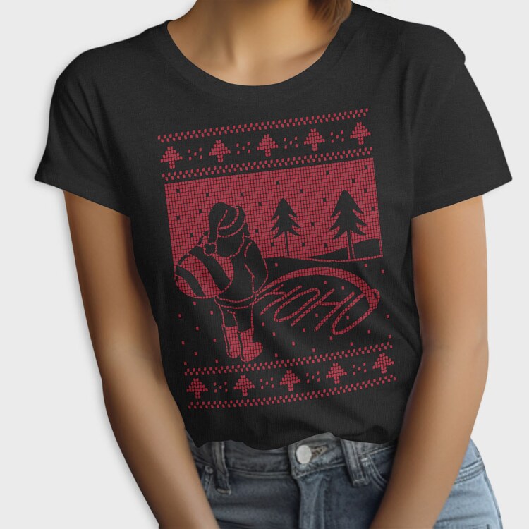 Ugly Sweater Hoho, Tricou Femei
