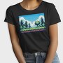Pixel Art Landscape, Tricou Femei