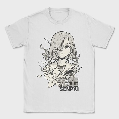 Senpai, Tricou Barbati (Unisex)