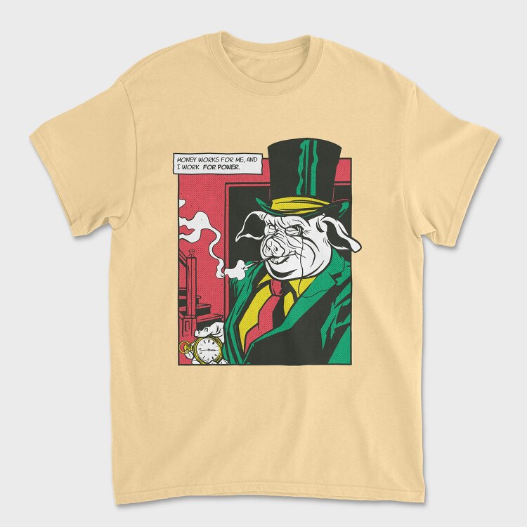 Mr Pig Comics, Tricou Barbati (Unisex)