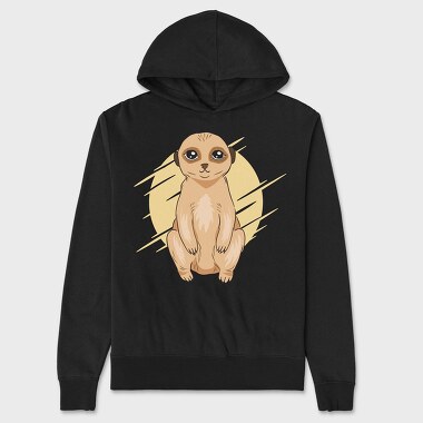 Cute Meerkat, Hanorac Oversize Barbati (Unisex)