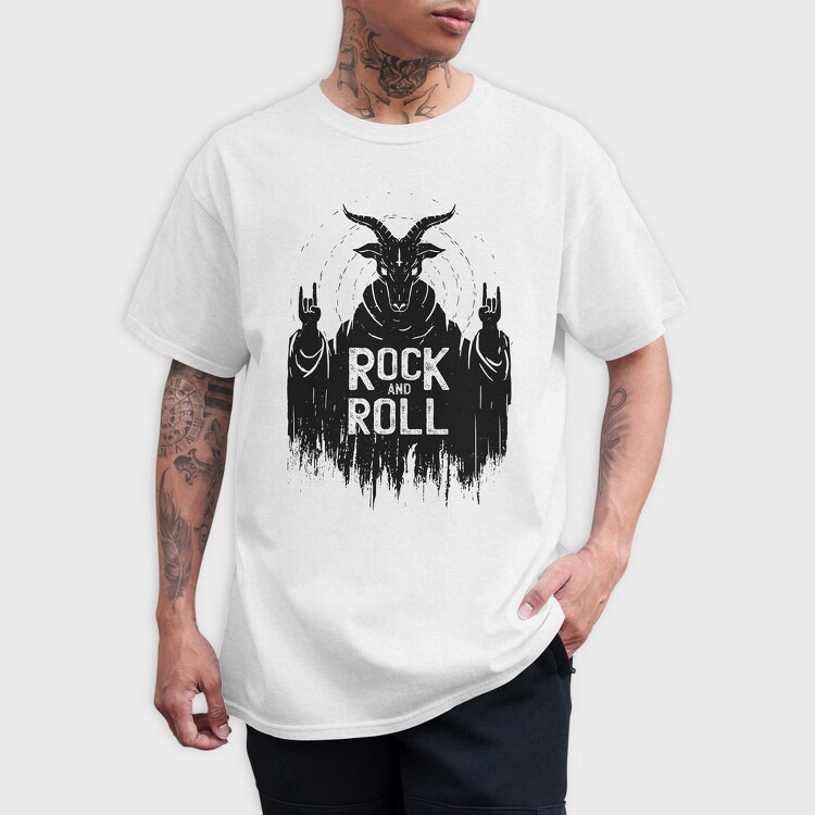 Satan Rock and Roll, Tricou Barbati (Unisex)