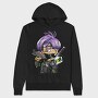 Supreme Money Gangster Gun Urban Art, Hanorac Oversize Barbati (Unisex)