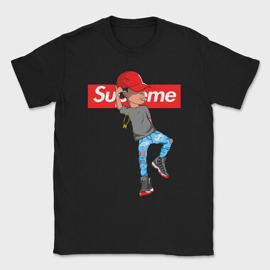 Supreme Money Gangster Gun Urban Art 99, Tricou Barbati (Unisex)