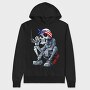 Skeleton Smoker Flag Eyes Rider Cast, Hanorac Oversize Barbati (Unisex)