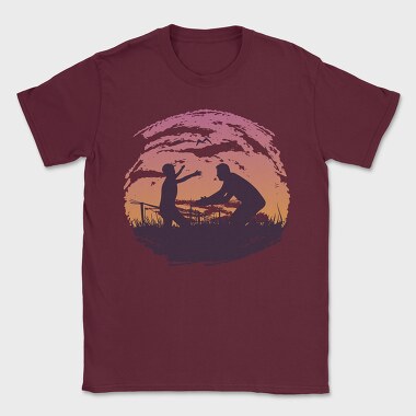 Dad And Child, Tricou Barbati (Unisex)