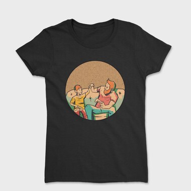 Dad Gamer And Son, Tricou Femei