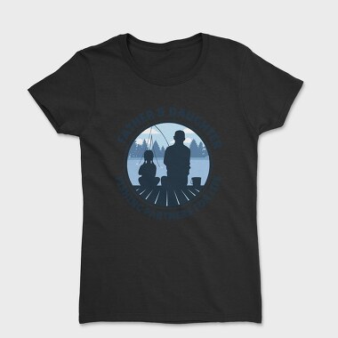 Father And Daughter Fishing, Tricou Femei